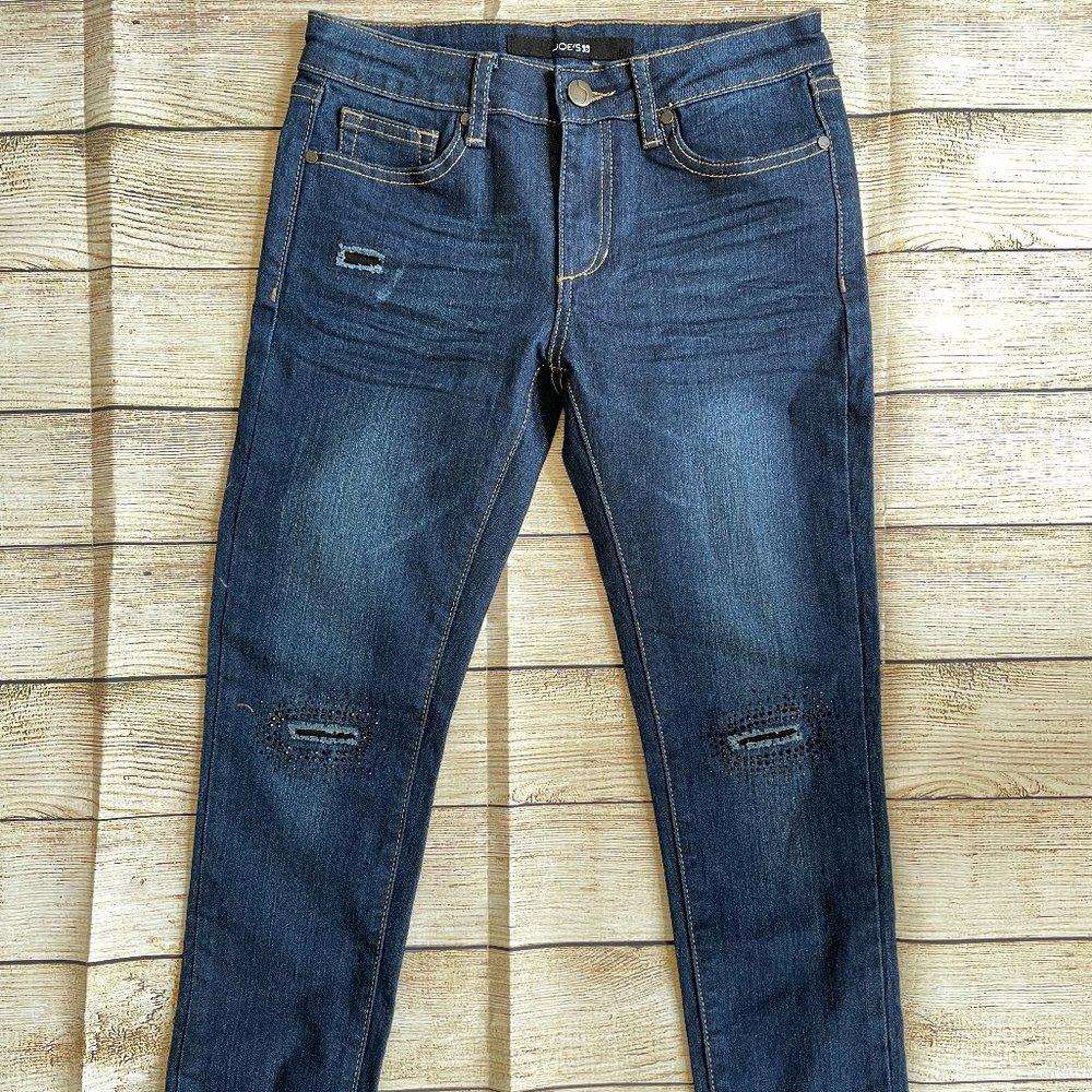 Joe's Girl's The Markie Mid Rise Skinny Ankle Jeans Presden Blue Size 12 NWT